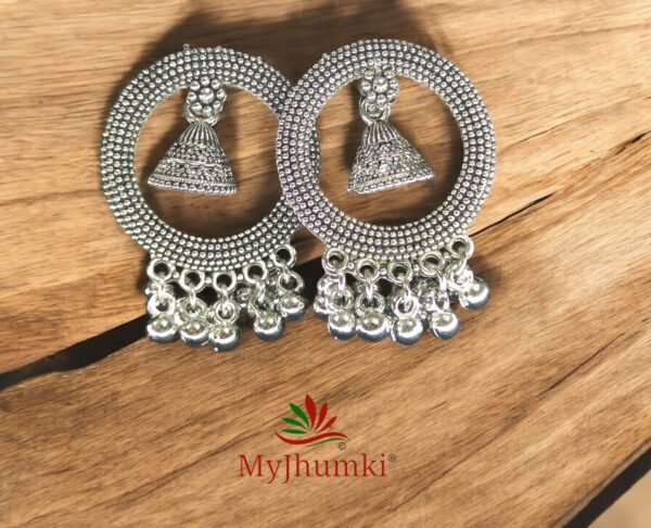 Oxidised Jhumka Earring For Women